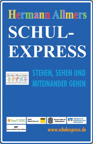 Haltestellenschild-Hermann-Allmers-Schulexpress